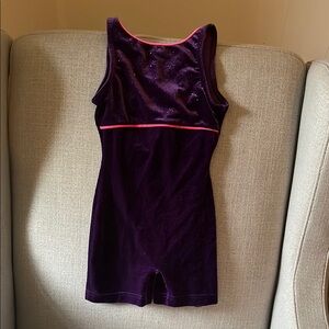 Capezio velvet leotard